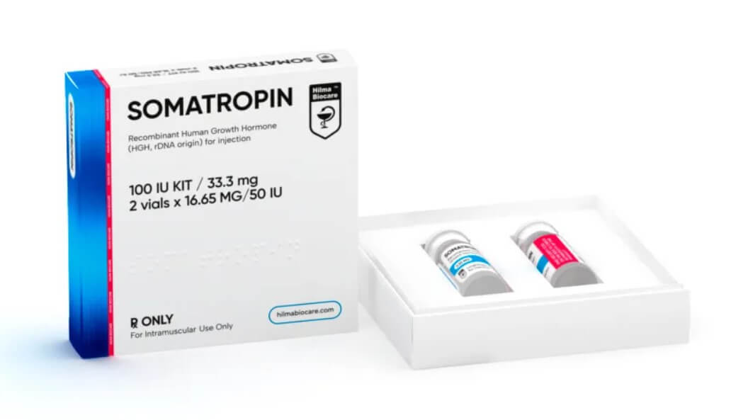Somatropin-2 Fläschchen-Hilma-16,65 mg