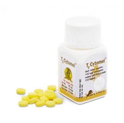 Original Oral T3 Cytomel manufactured by LA Pharma.