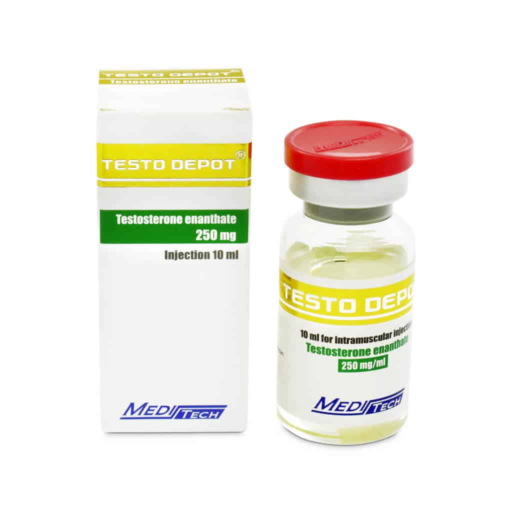 TESTO DEPOT Enantato De Testosterona 250mg ml 10ml vial Meditech 