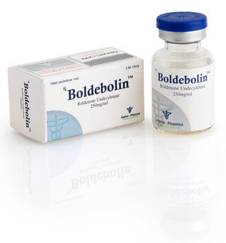 Boldenona inyectable original fabricada por Alpha Pharma.