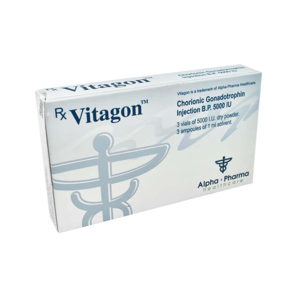 Original Antiöstrogen HCG-Gonadotropin hergestellt von Alpha Pharma.