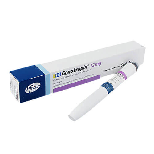 Genotropin Somatropin 12mg pre filled pen Pfizer