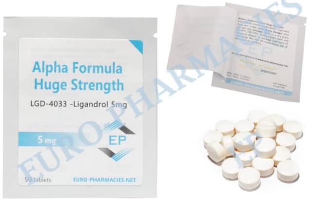 Ligandrol LGD4033 de alta potencia, 5 mg, 50 comprimidos, farmacias europeas