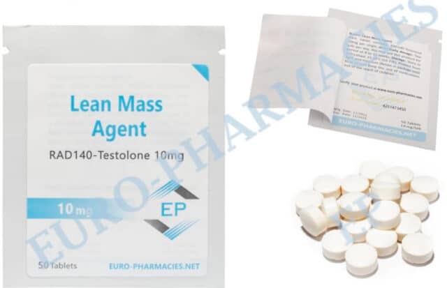 Masa magra (Testolone RAD140) 10 mg comprimidos 50 comprimidos Farmacias europeas