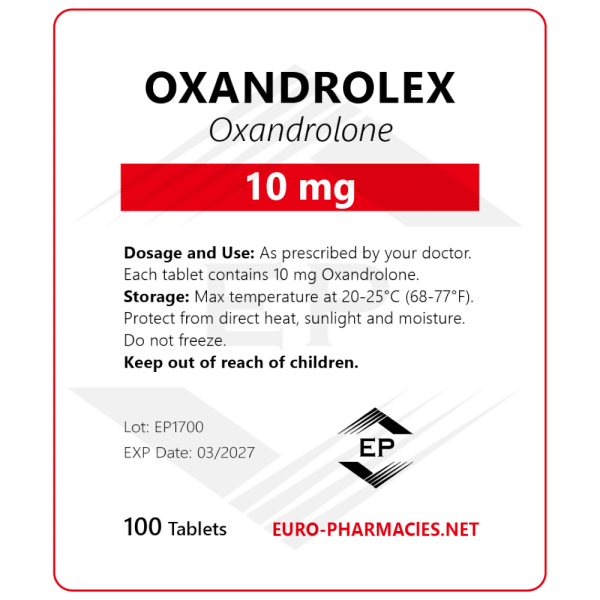 Oxandrolone (anavar)10mg/tabs 100 tabs - Baggies - Euro Pharmacies