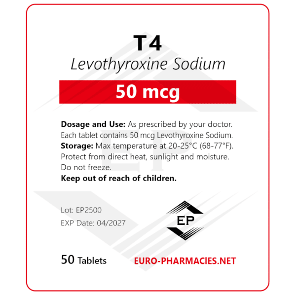 Cytomel T4 50mcg/tabs 50 tabs op - Baggies - Euro Pharmacies