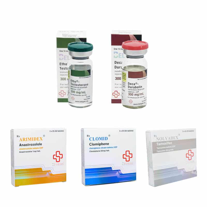 Pacchetto di massa 8 settimane Enanthate Deca Durabolin Beligas World