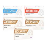 PACK LEAN MUSCLE NÍVEL I (INJECT) – TESTOSTERONE CYPIONATE + TRENBOLONE ENANTHATE + PCT (10 SEMANAS) A-Tech Labs