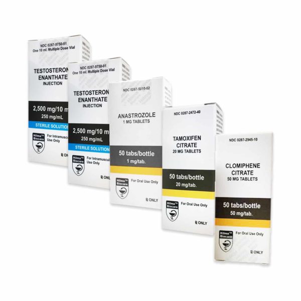 PACK MASS (INYECT) ENANTATO 250 + PROTECCIÓN + PCT (8 SEMANAS) Hilma