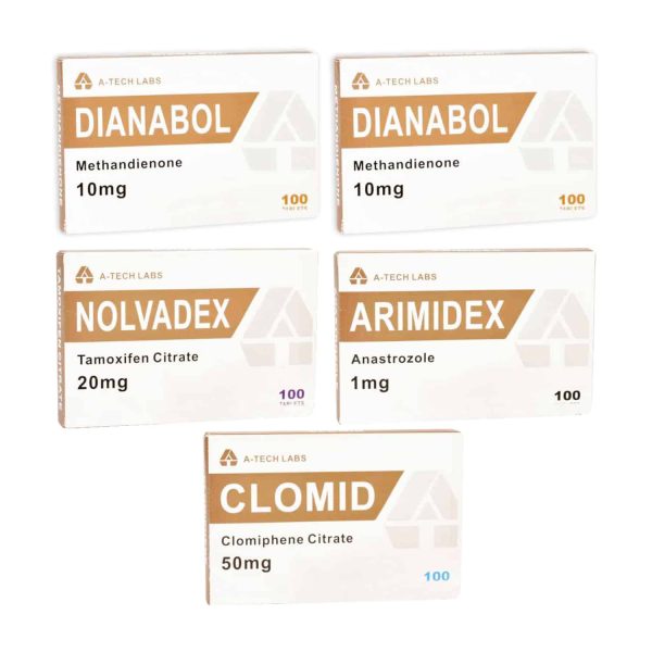 PACK MASS (ORAL) A TECH LABS DIANABOL + PCT (6 SEMAINES)