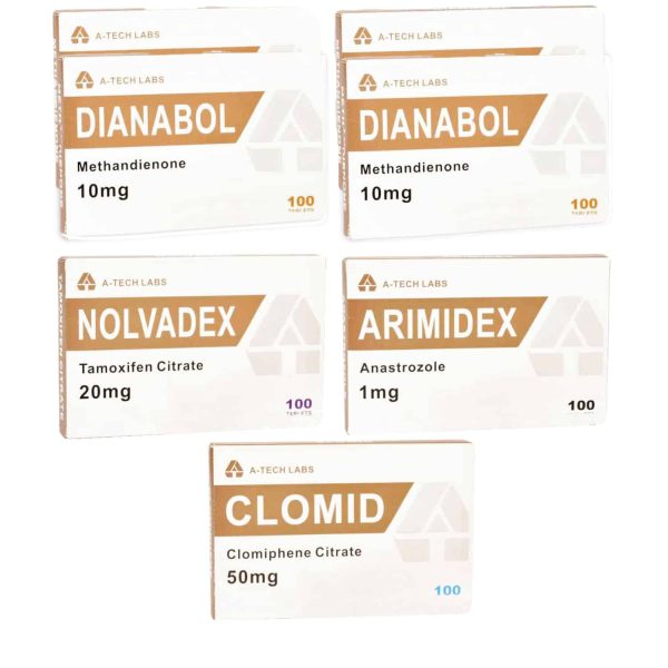 PACK MASS (ORAL) A TECH LABS DIANABOL + PCT (8 WEEKS)