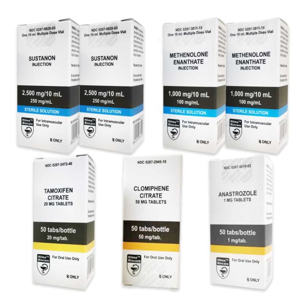 PACK MUSCLE SEC LEVEL II (INJECT) HILMA SUSTANON + PRIMOBOLAN + PCT (8 WEEKS)