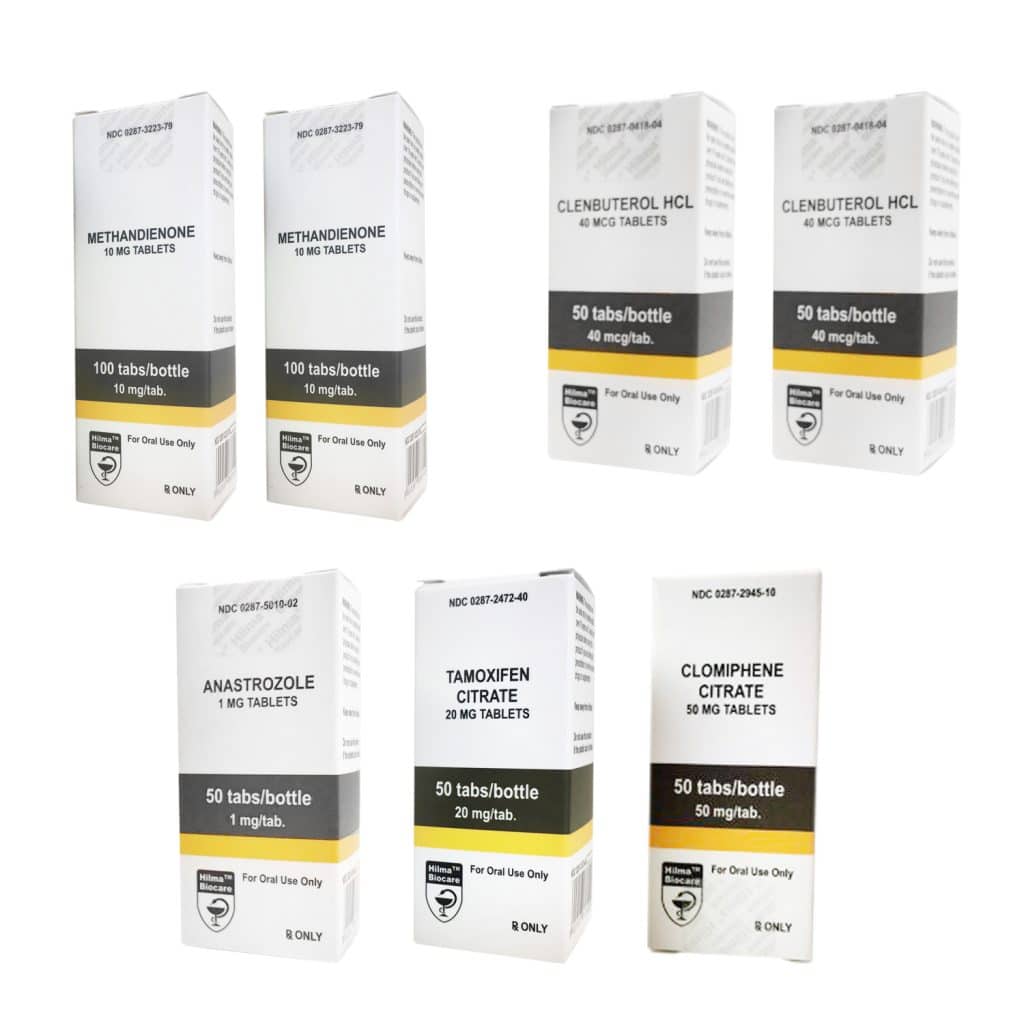 パックマッスルSEC（経口）ダイアナボル＋クレンブテロール＋PCT（8週間）ヒルマ