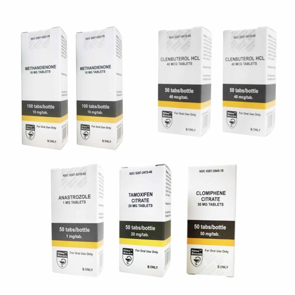 パックマッスルSEC（経口）ダイアナボル＋クレンブテロール＋PCT（8週間）ヒルマ