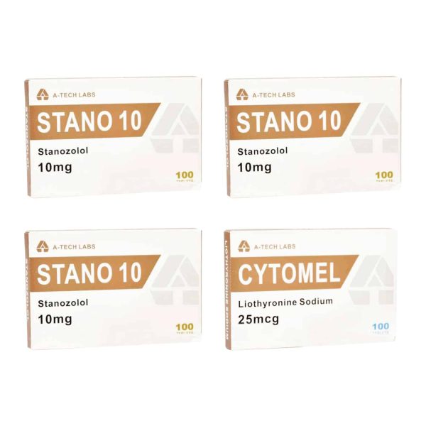 Pack Sèche Stanozolol + T3 Cytomel Stéroides Oraux (8 semanas) A Tech Labs