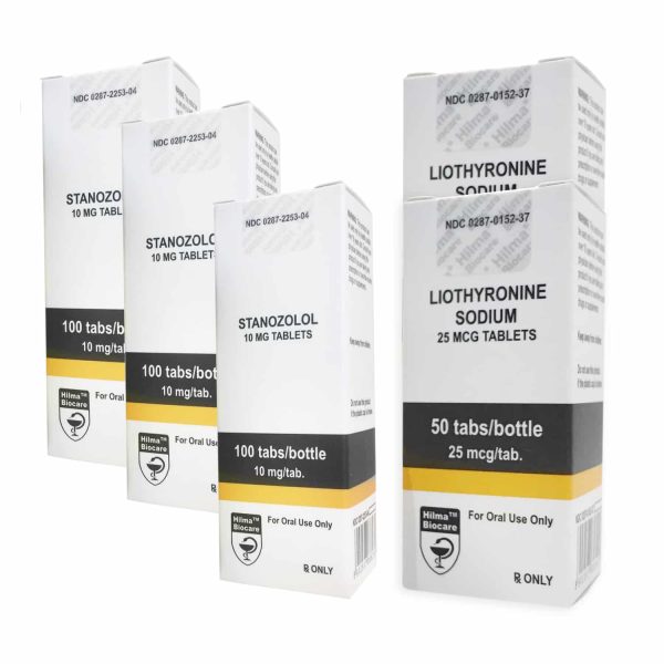 Pack Sèche Stanozolol + T3 Cytomel Stéroides Oraux (8 Semaines) Hilma