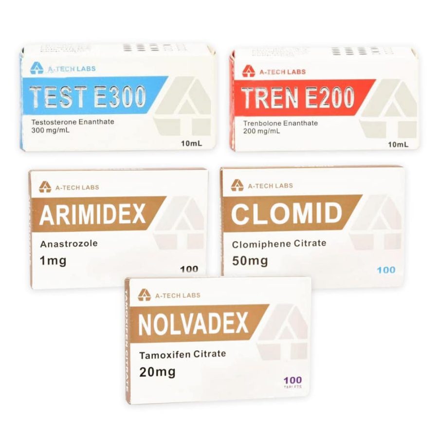 PACK PREIS DE MASSE SÈCHE Testostérone Enanthate + Trenbolone Enanthate (10 Semaines) A Tech