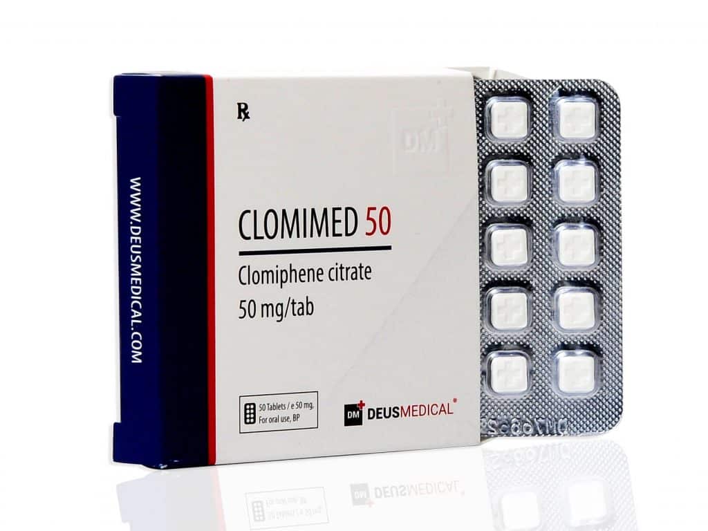 DEUSMEDICAL CLOMIMED 50 FRONTE+BLISTER