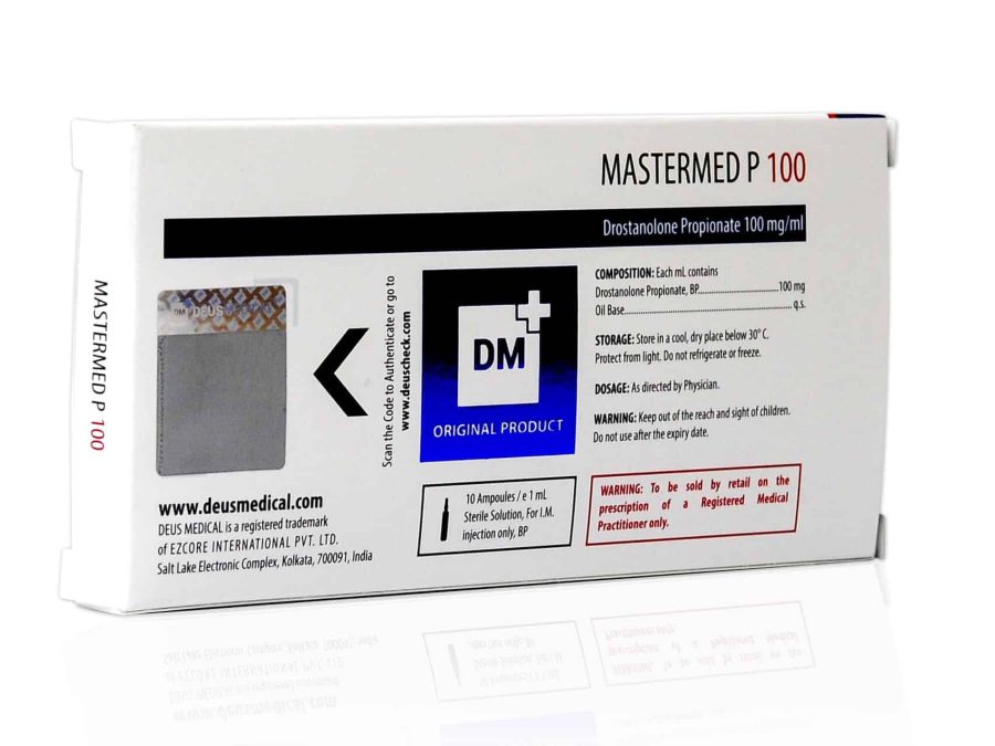 DEUSMEDICAL MASTERMED P 100 RÜCKSEITE
