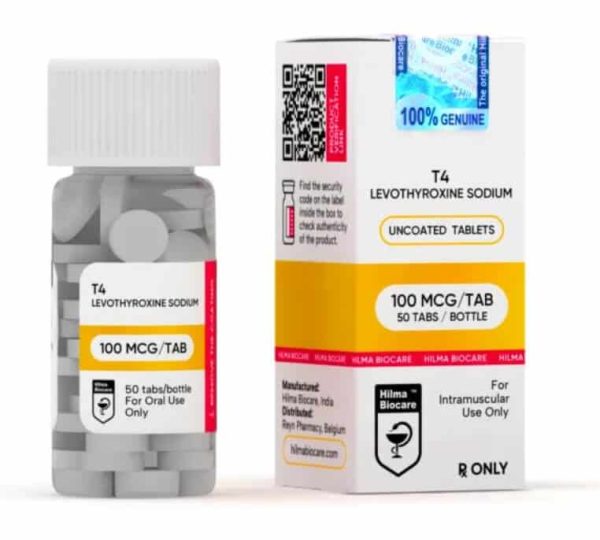 t4 100 mcg 50 comprimés hilma