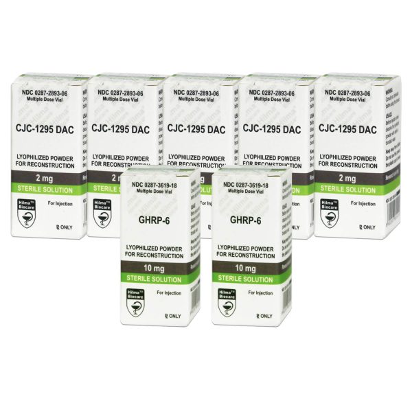 Paquete de péptidos de captura de masa intermedia GHRP 6 CJC 1295 DAC Hilma Biocare (12 semanas)
