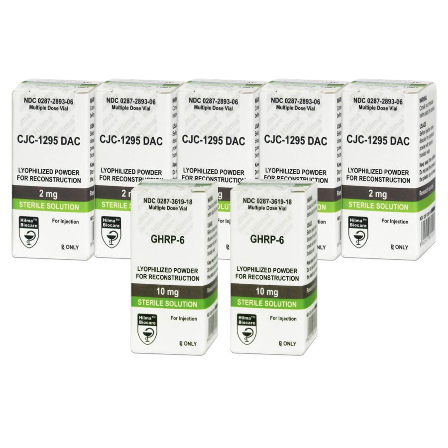 Intermediate Mass Catch Peptides Pack GHRP 6 CJC 1295 DAC Hilma Biocare (12 Wochen)