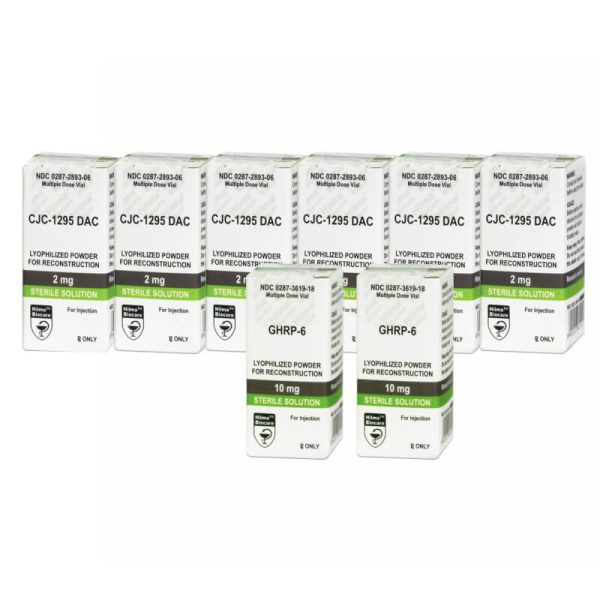 Pack Peptides Bulking Intermediate - Hilma biocare - GHRP-6 / CJC 1295 DAC (12 semanas)