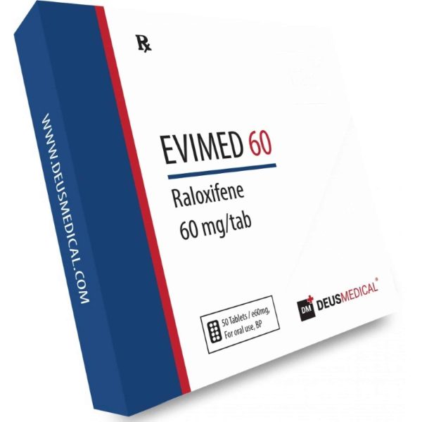EVIMED 60 (Raloxifeno HCL) 50 comprimidos de 60 mg DEUS MEDICAL