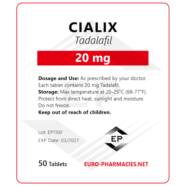 Cialis 20mg/scheda 50 tab - Euro Farmacie