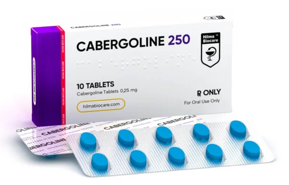Cabergolin-0-25 mg-10 Tabletten-Hilma