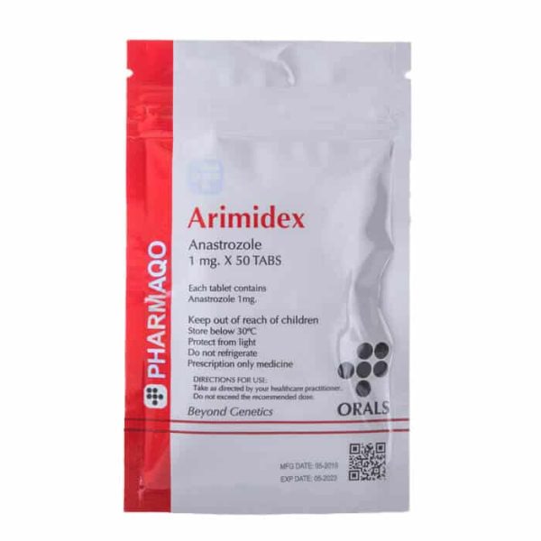 Arimidex 1 mg x 50 comprimidos de anastrozol 1 mg, 50 comprimidos Pharmaqo Labs 43E