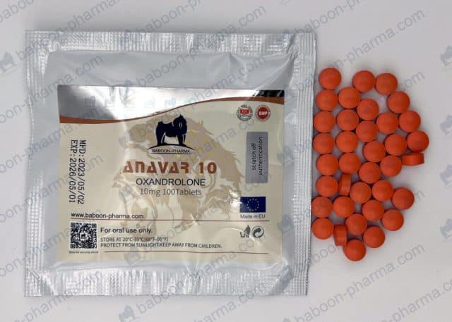 Baboon Pharma Compresse orali Anavar 10 1