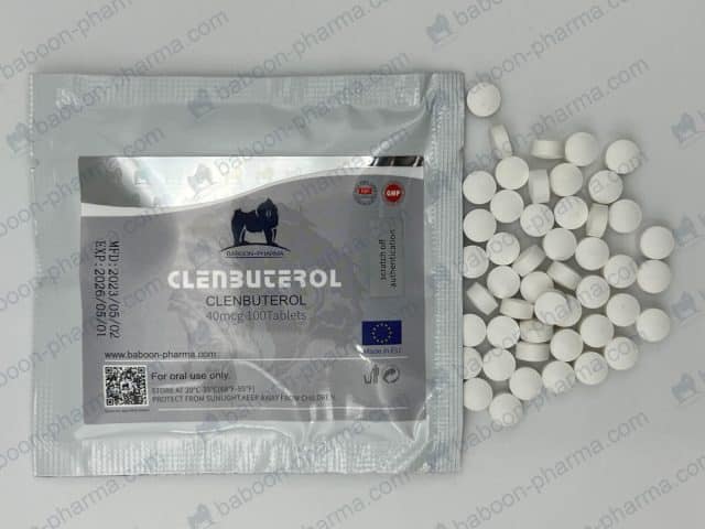 Baboon Pharma Compresse orali Clenbuterolo 40 1