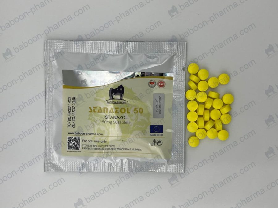 Comprimidos orales de estanazol Baboon Pharma 50 1