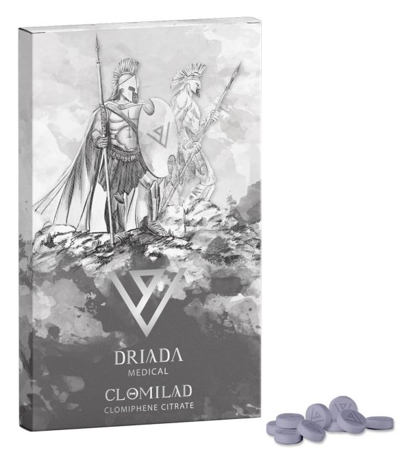 comprimidos de citrato de clomifeno (clomilad) de driada medical
