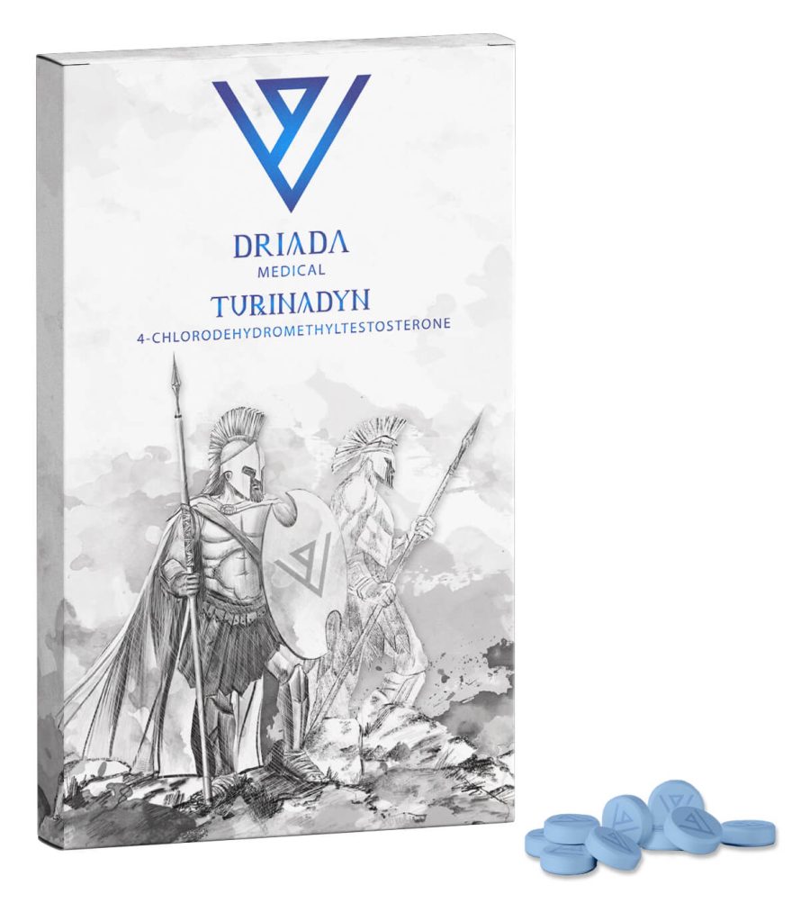 Comprimidos de driada medical turinadyn 4 cloro deshidro metil testosterona