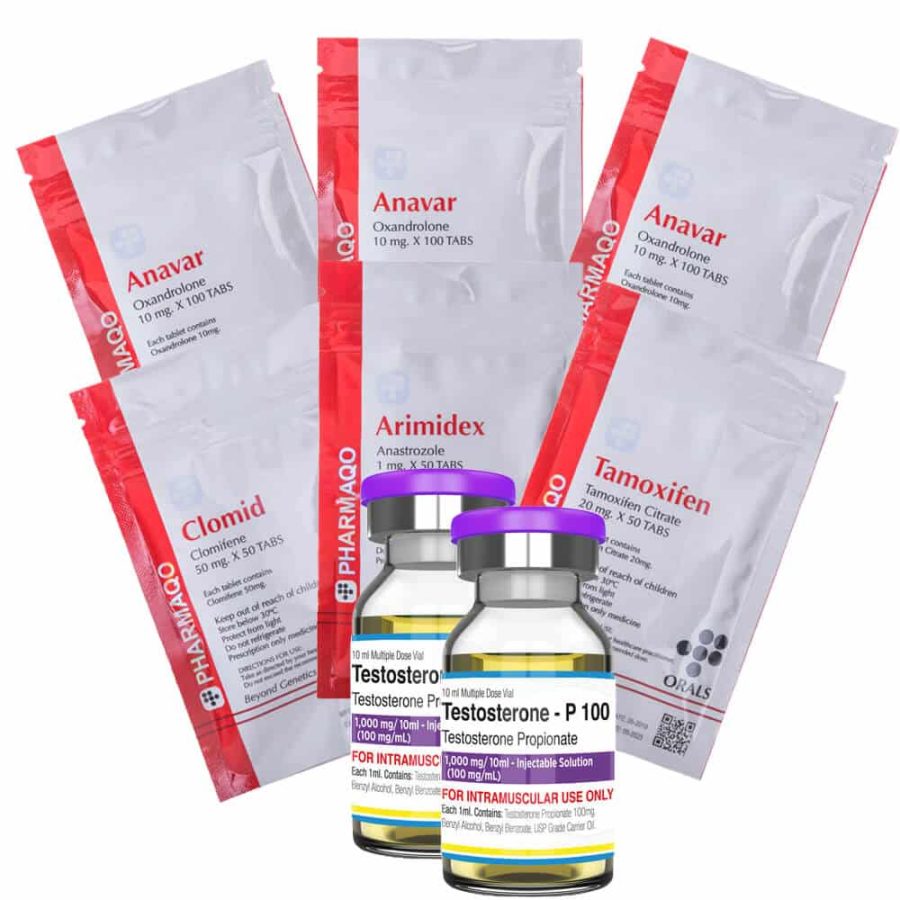Paquete PTO Oral 6 semanas Anavar Test P Pharmaqo Labs