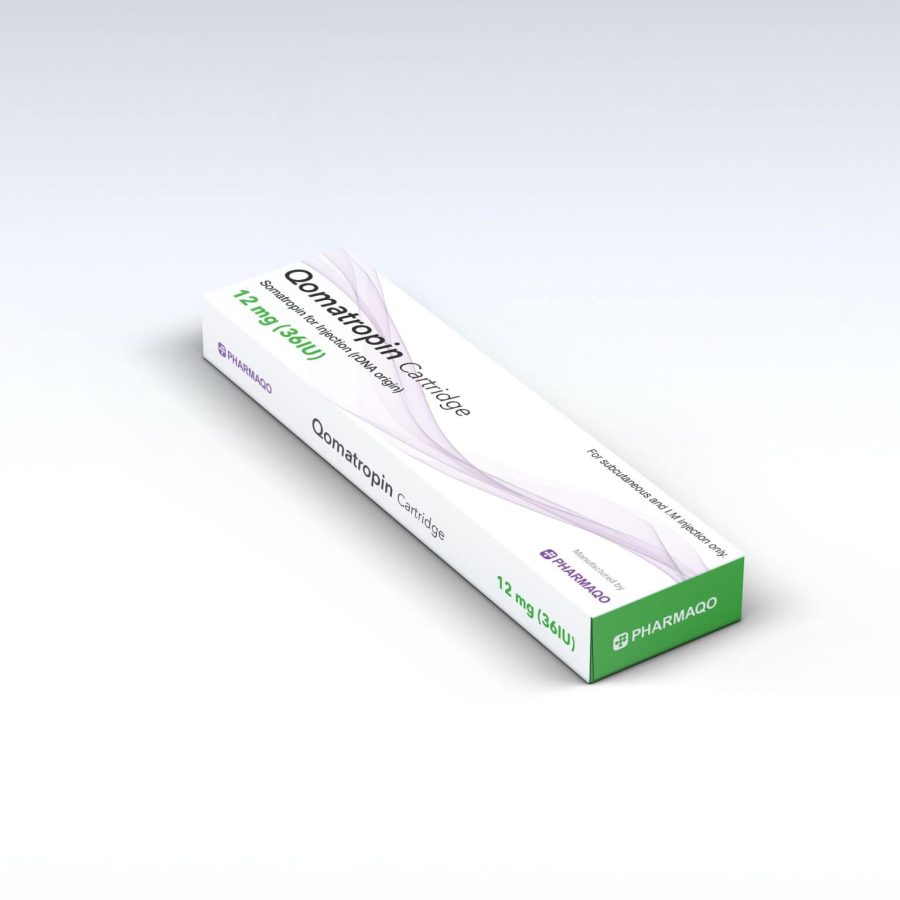 Cartucho de qomatropina 12 mg 36 UI
