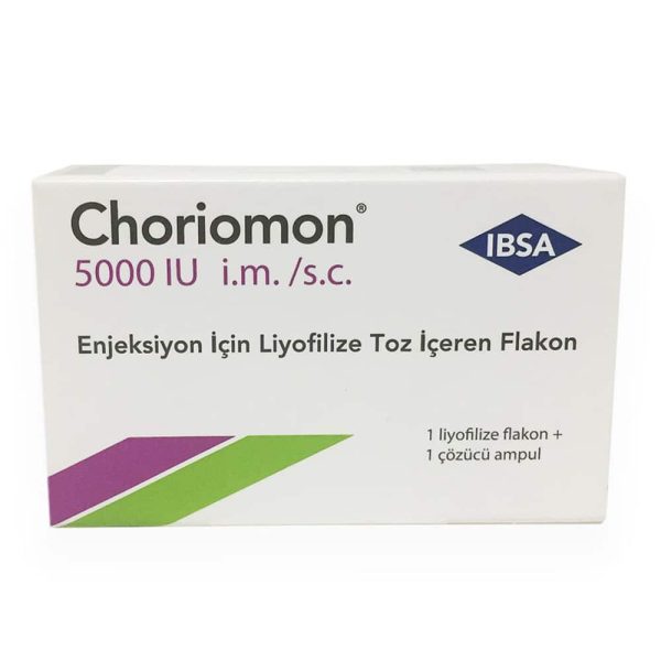 Human Chorionic Gonadotrophin (Hcg) Choriomon 5000 Iu Lyophilized Powder For Injection Ibsa