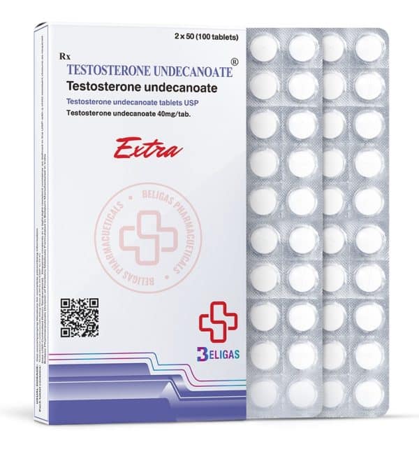 ウンデコン酸テストステロン 40mg 100 錠 Beligas