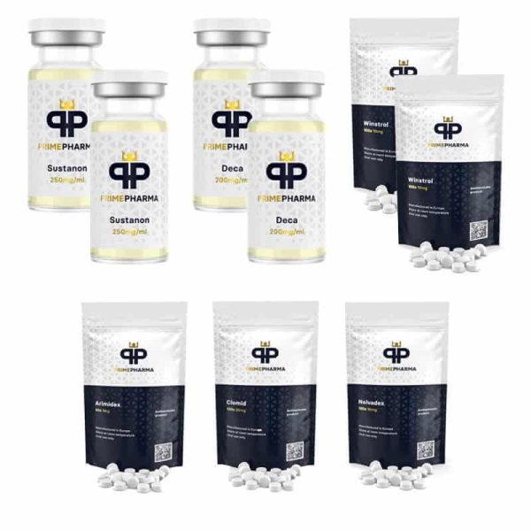 Pack Lean Mass Gain ORAL-INJECT - Prime - Sustanon/Deca-Durabolin/Winstrol(8 weeks)