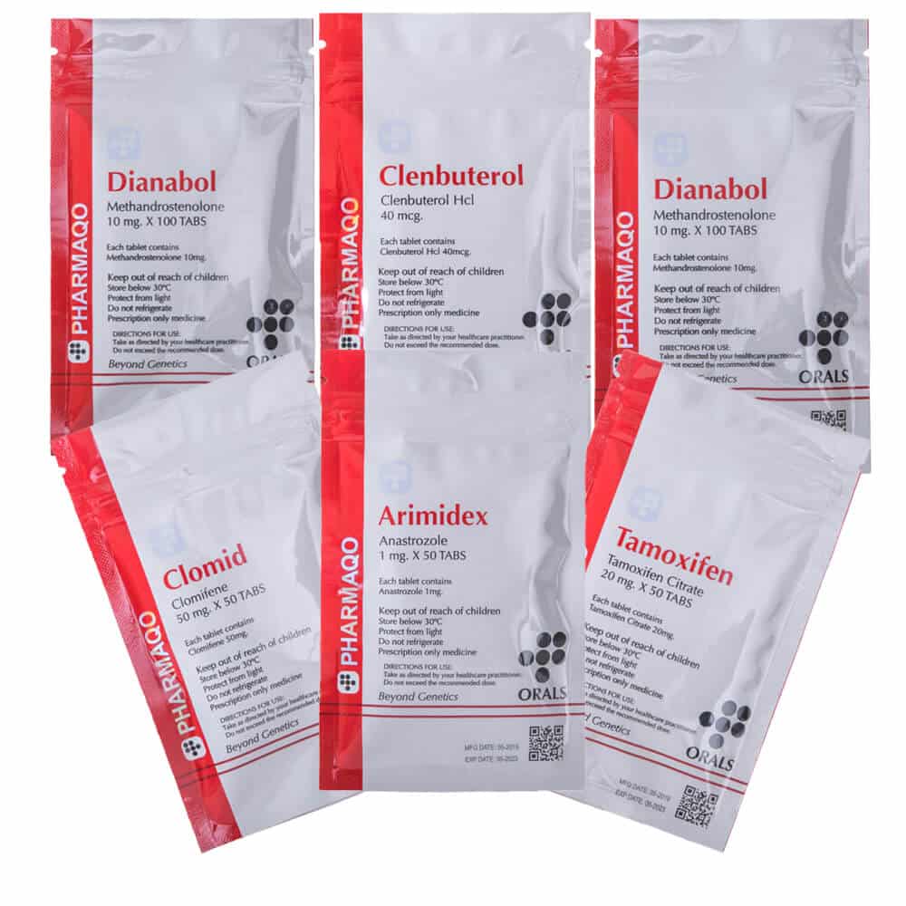1 Packung LEAN MUSCLE ORAL DIANABOL CLENBUTEROL PCT 8 Wochen Pharmaqo Labs