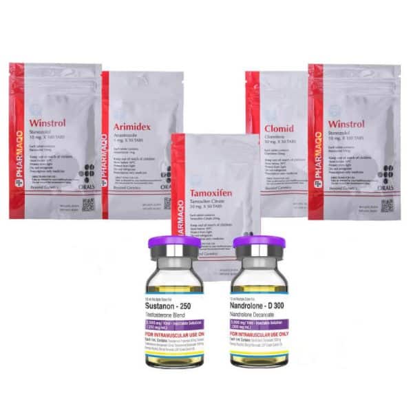 リーンマスゲインクラシック 経口注射パック - Pharmaqo - サスタノン/デカデュラボリン/ウィンストロール（8週間分）