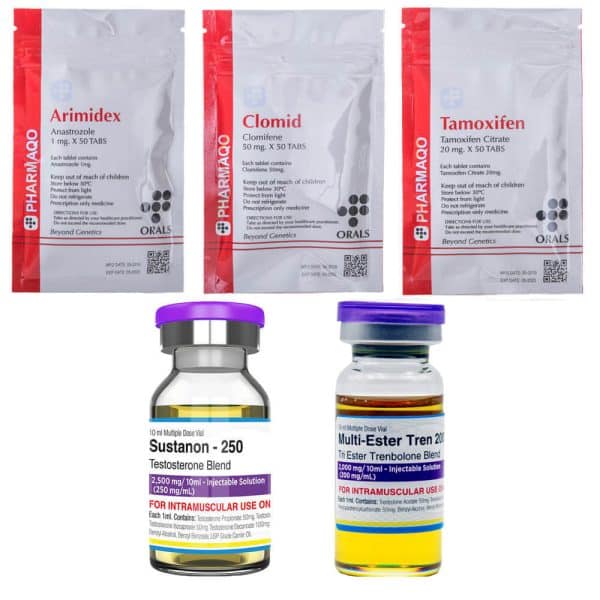 Pack Lean Mass Gain - Pharmaqo - Sustanon / Tri-Tren (10 weeks)